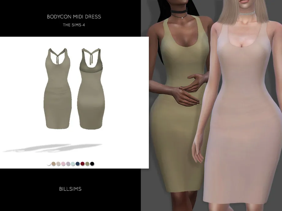 Bodycon Midi Dress