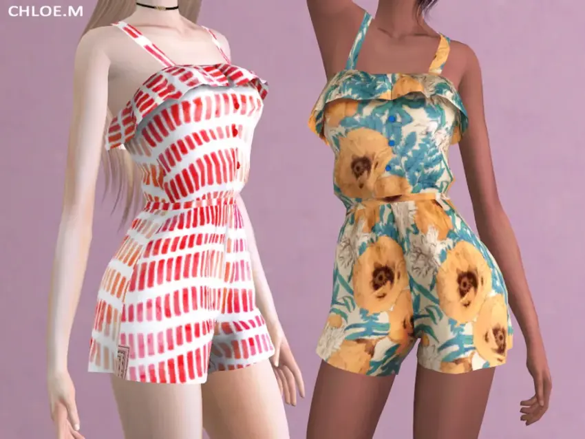 Jumpsuit with Falbala - Image 1