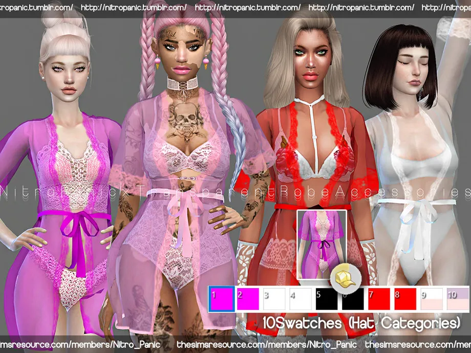 NP x Transparent Robe Accessories (hat)