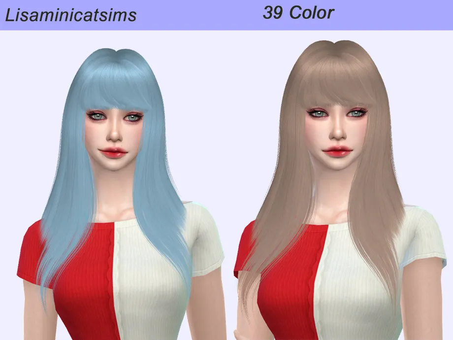 Lisaminicatsims LeahLillith Monster Hair Retexture