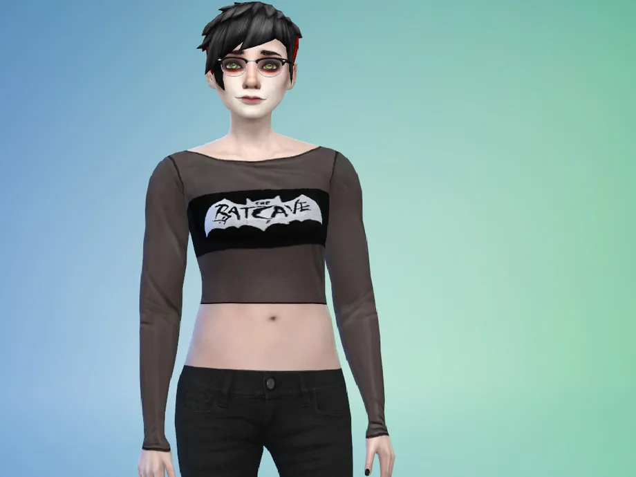 Batcave mesh crop top - Get Together needed