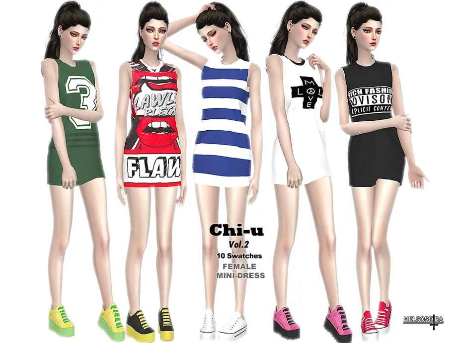 CHI-U -Vol.2 - Mini Dress - Mesh Needed