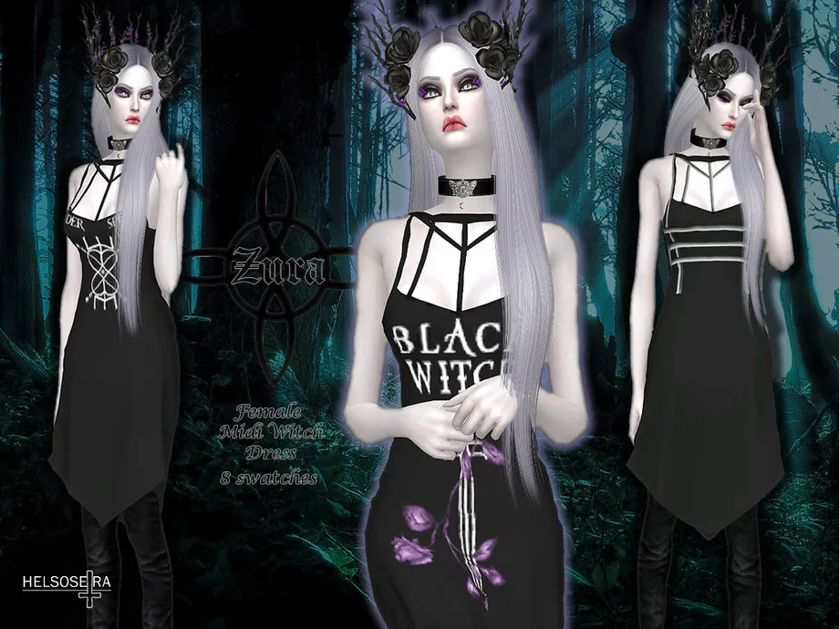 ZURA - Witch Midi Dress