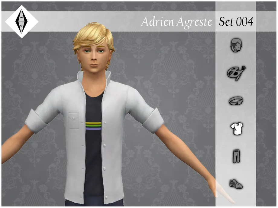 Adrien Agreste - Set004 - Top - Jacket