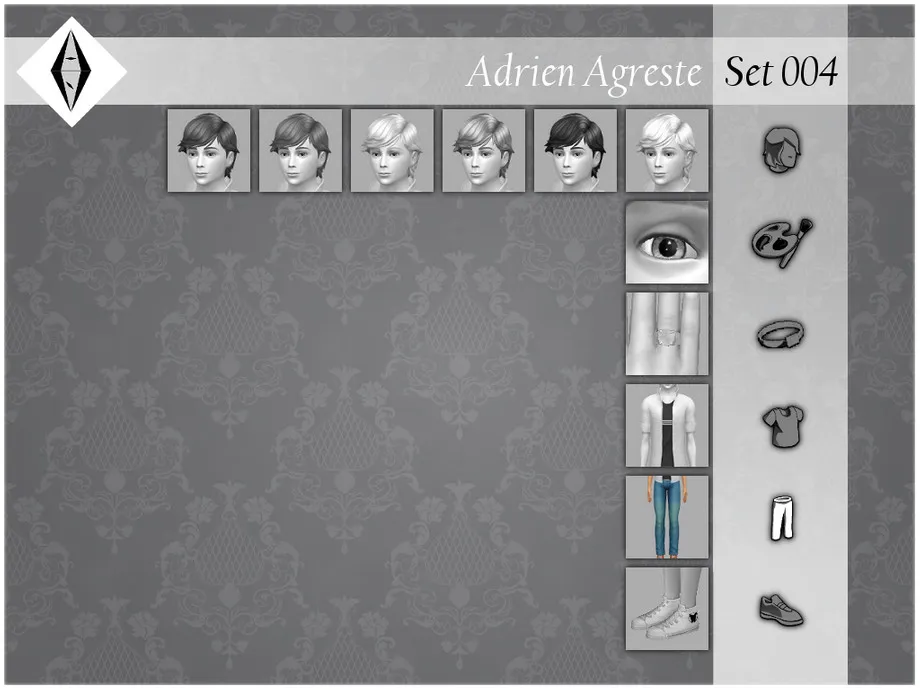 Adrien Agreste - Set004 - Bottom - Jeans