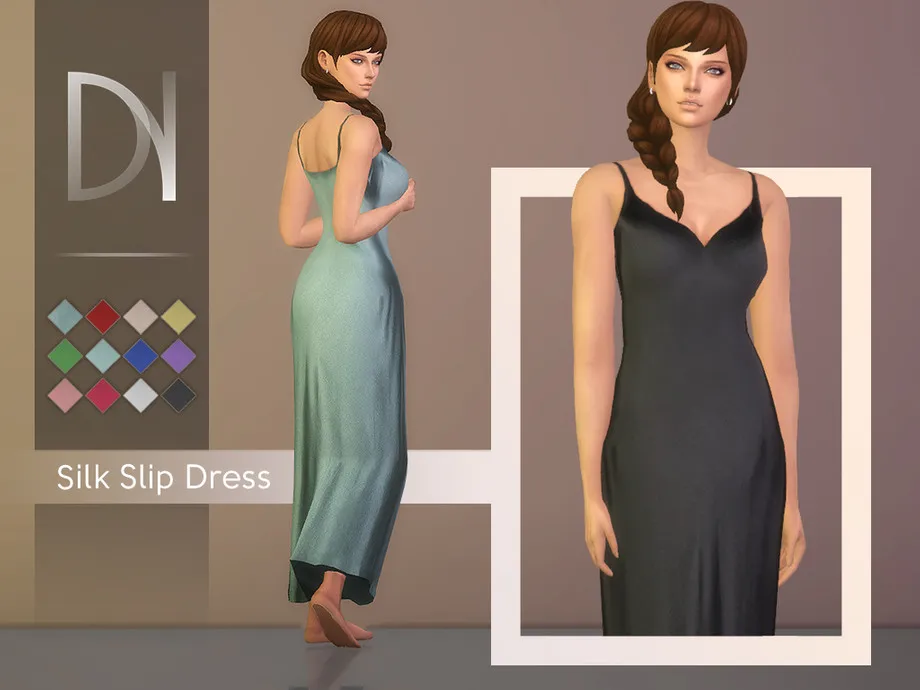 Silk Slip Dress [Sleepwear]