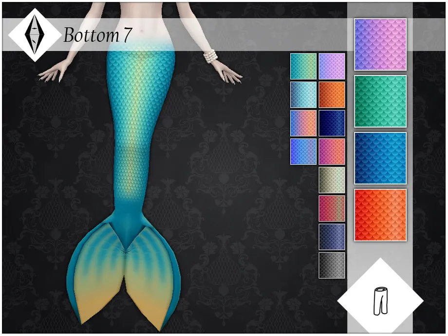 Bottom 7 plus invisible feet