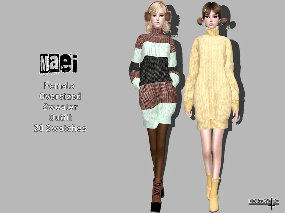 MAEI - Oversized Sweater - Outfit