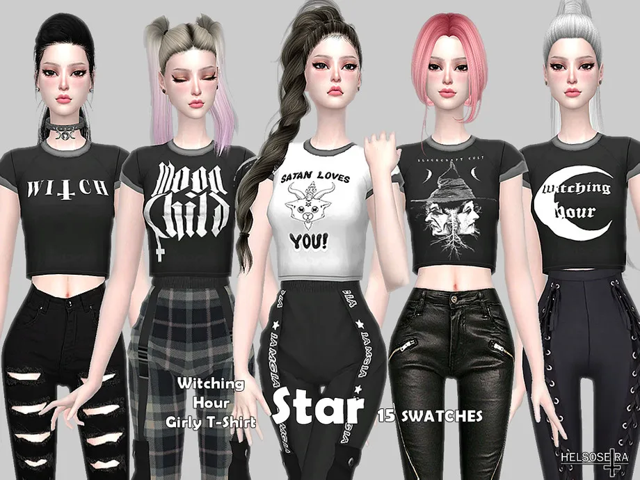 STAR - Witch Girly T-Shirt