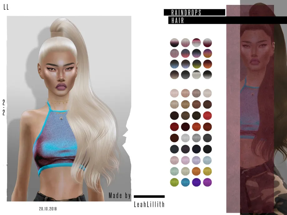 LeahLillith Raindrops Hair