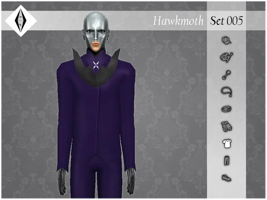 Hawkmoth - Set005 - Top - Suit Jacket