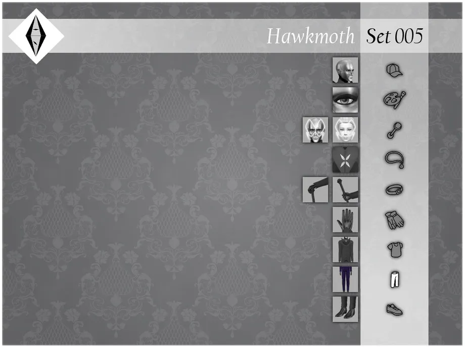 Hawkmoth - Set005 - Bottom - Pants