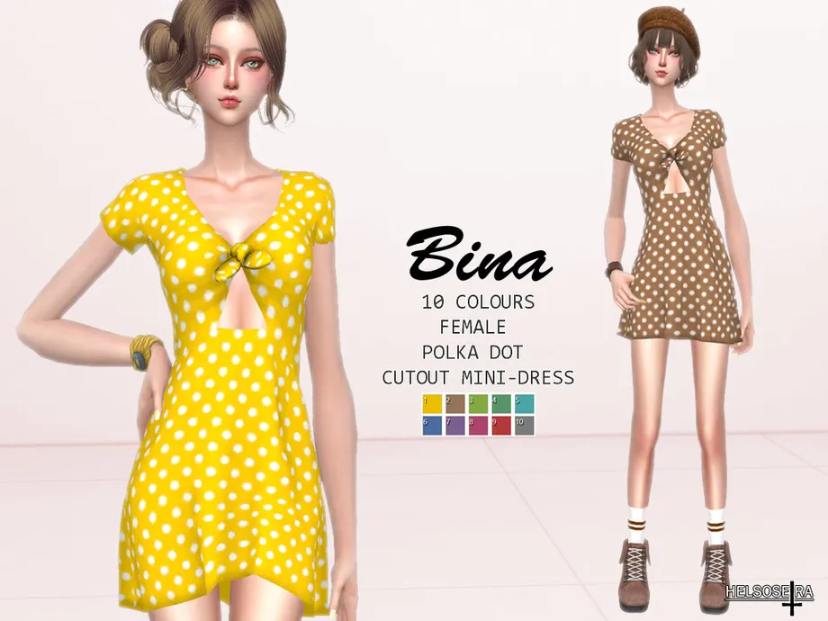 BINA - Cutout - Mini-Dress