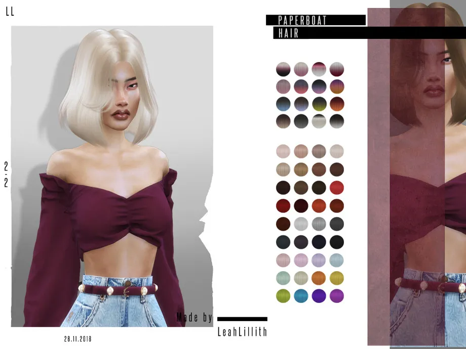 LeahLillith Paperboat Hair