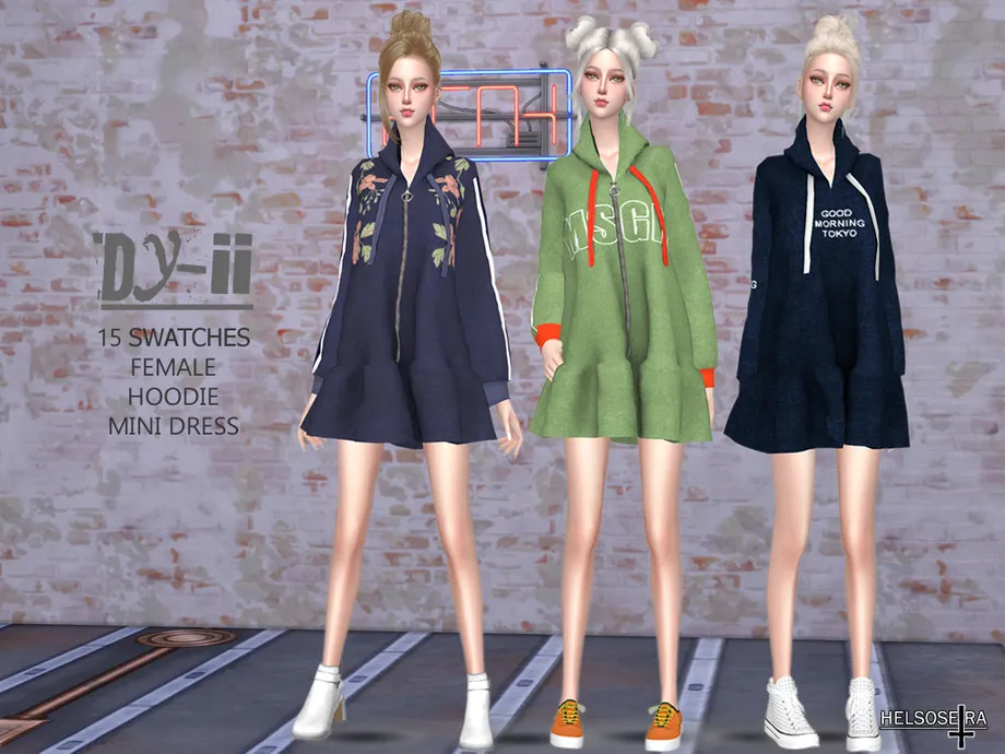 DYII - Hoodie Mini Dress