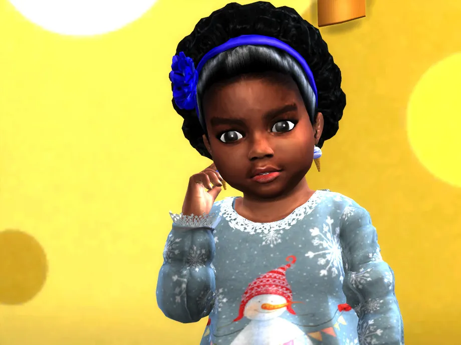 Curly Fro Flower Band - Base Compatible