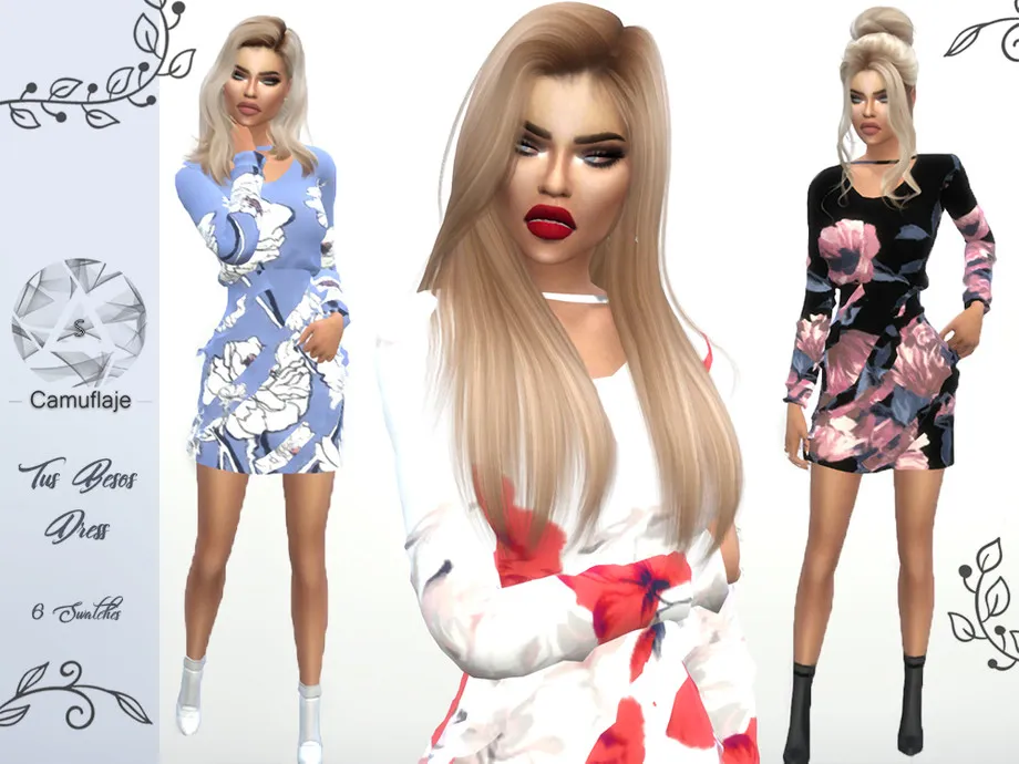 Tus Besos Dress - Camuflaje