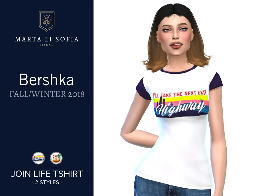 Marta Li Bershka Join Life Tshirt
