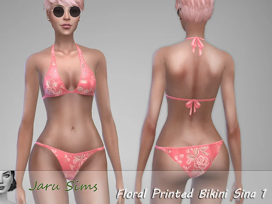 Floral Printed Bikini Sina 1