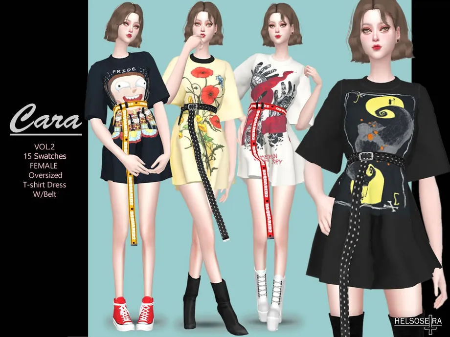 CARA - Vol.2 - Oversize Tee Dress
