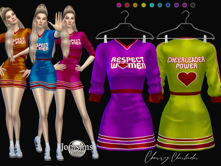 Cherry cheerleader dress