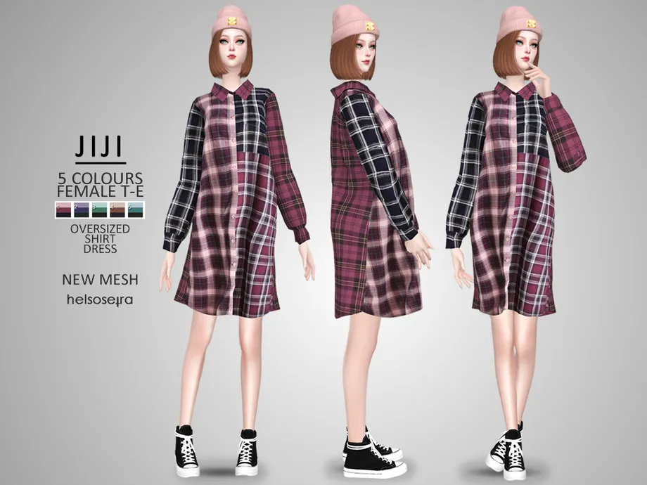 JIJI - Oversized Shirt Dress