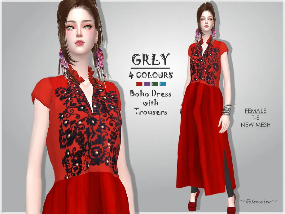 GRLY - Boho Dress