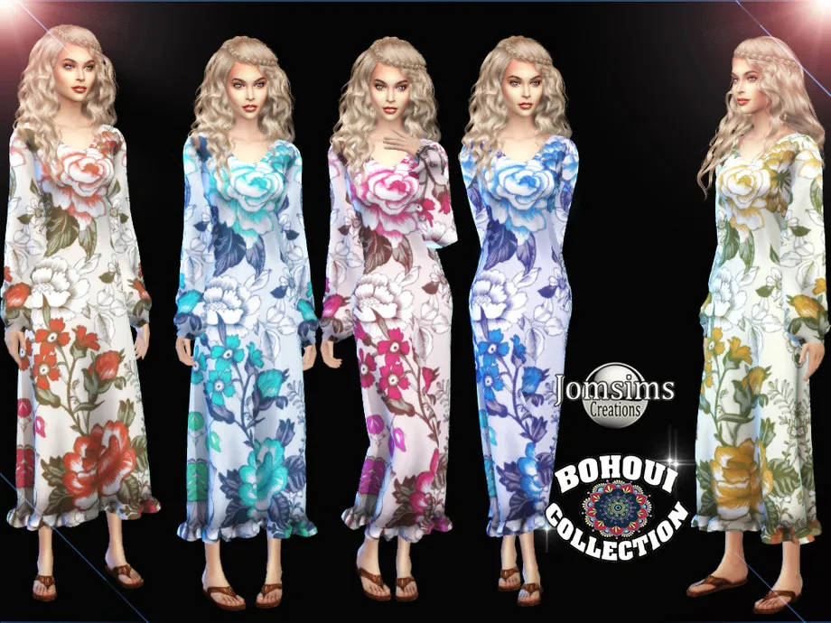 BOHOUI Collection dress long 1