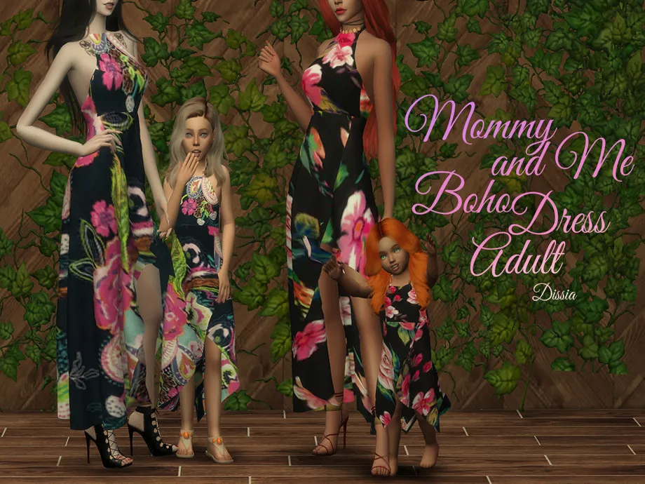 Boho Dress Mommy and Me Adult