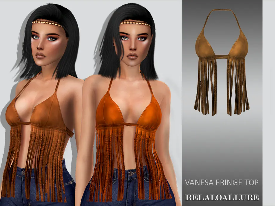 Belaloallure_Vanesa fringe top