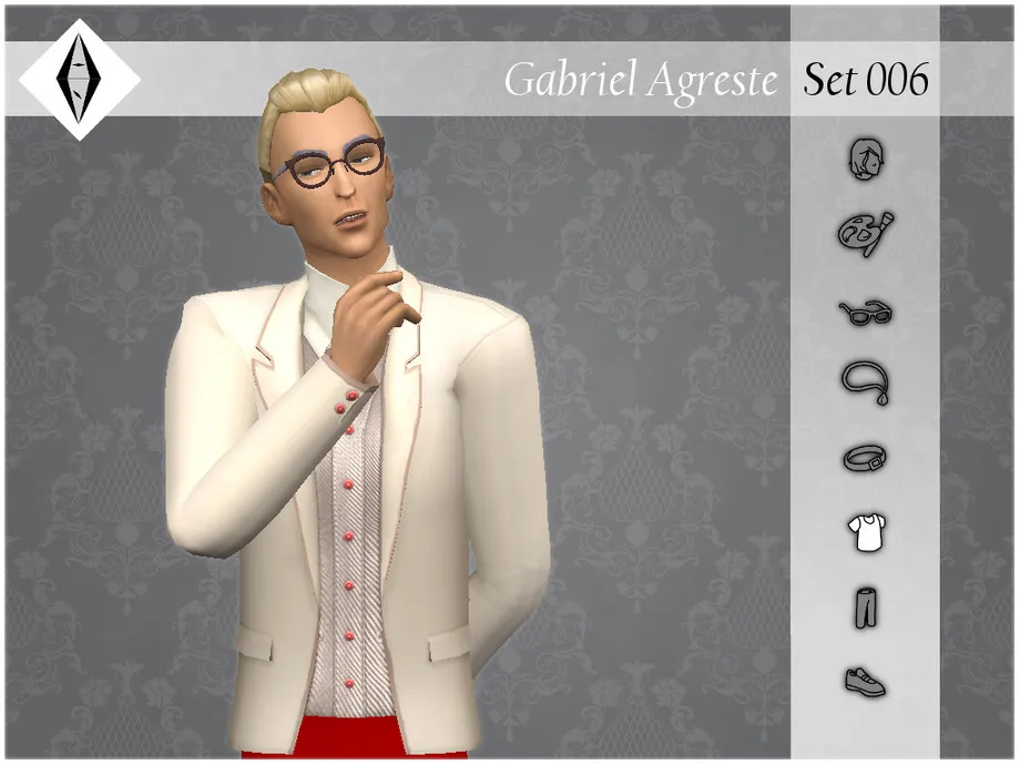 Gabriel Agreste - Set006 - Top - Suit Jacket