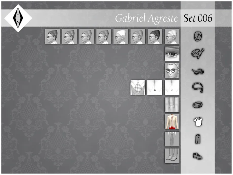 Gabriel Agreste - Set006 - Top - Suit Jacket