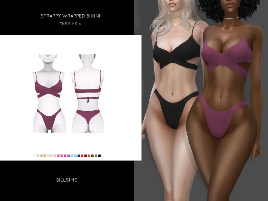 Strappy Wrapped Bikini