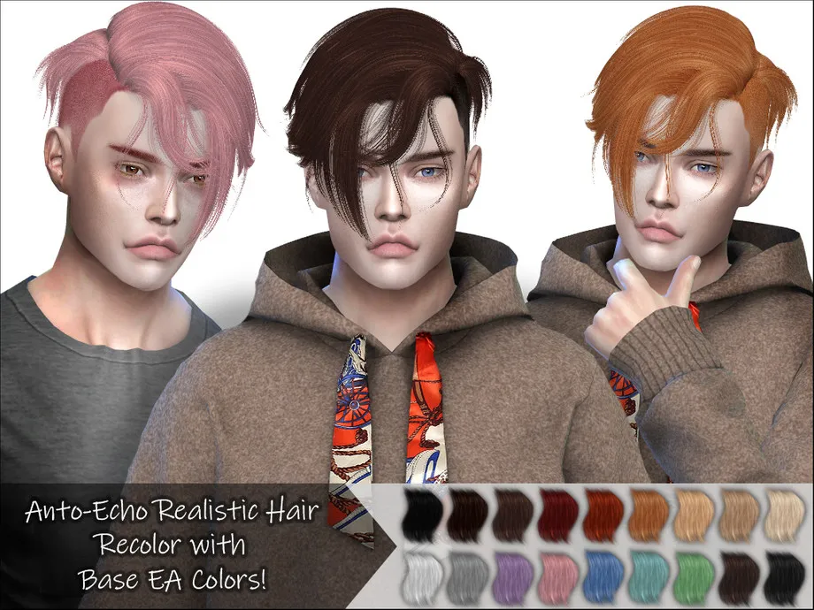 [Busenur41] Anto - Echo (Hair) Recolor - Mesh needed