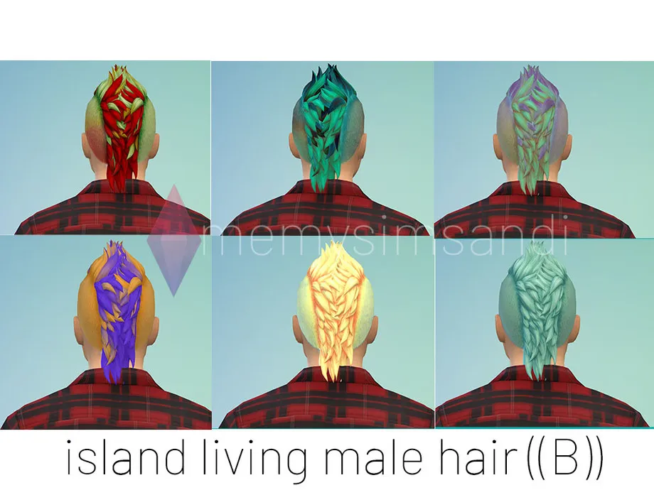 Island Living Male Hair 1