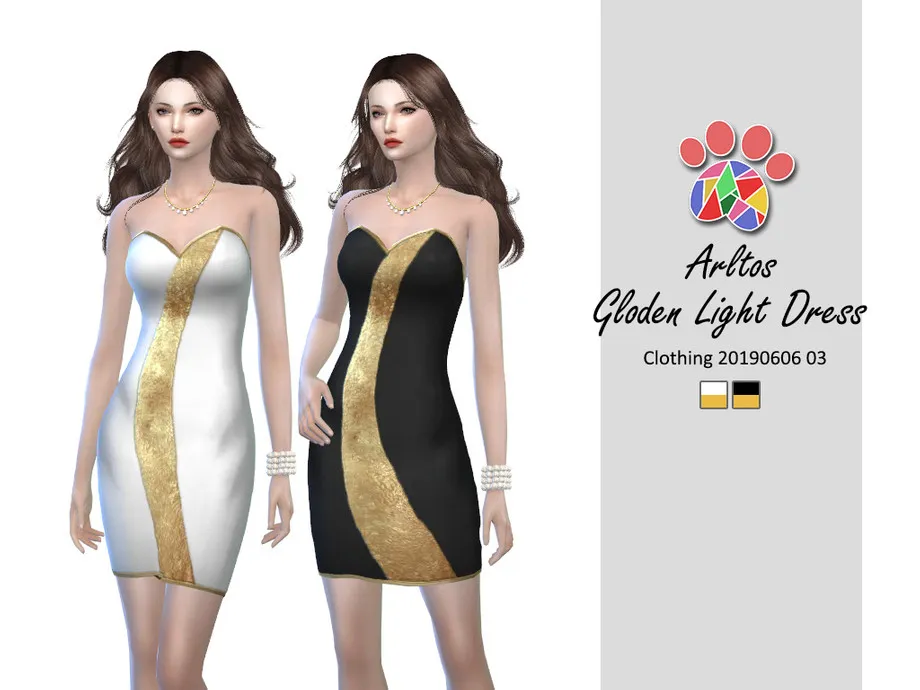 Gloden Light Dress / Arltos Clothing 20190606 03