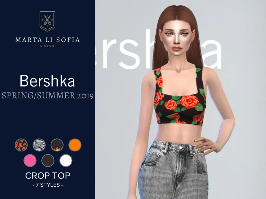 Marta Li Bershka Crop Top