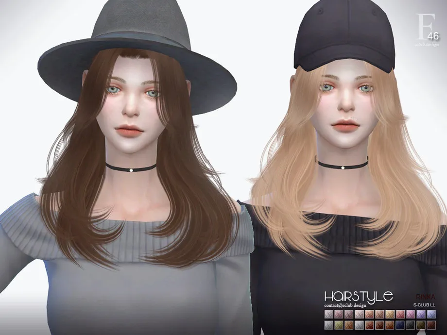 sclub ts4 hair Rinka n47
