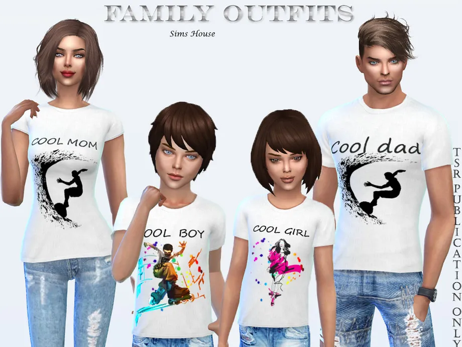 T-shirt family men's