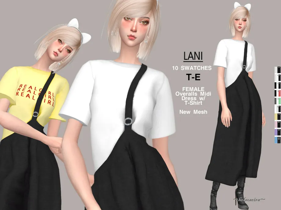 LAMI - Midi Dress w/ T-Shirt