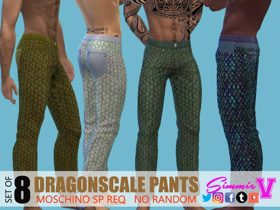 SimmieV Dragon Scale Pants