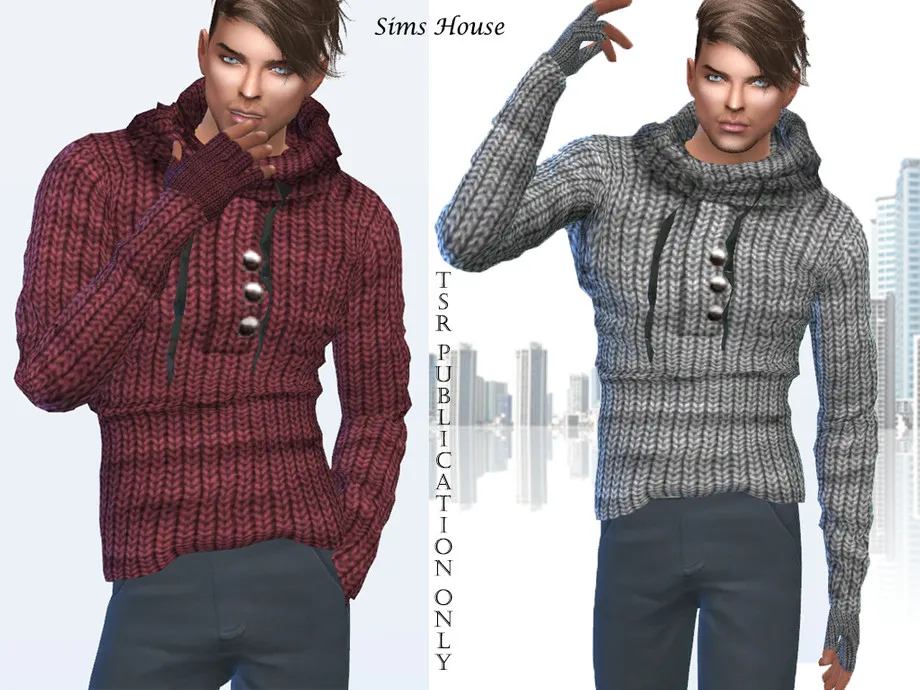 Men's knitted sweater