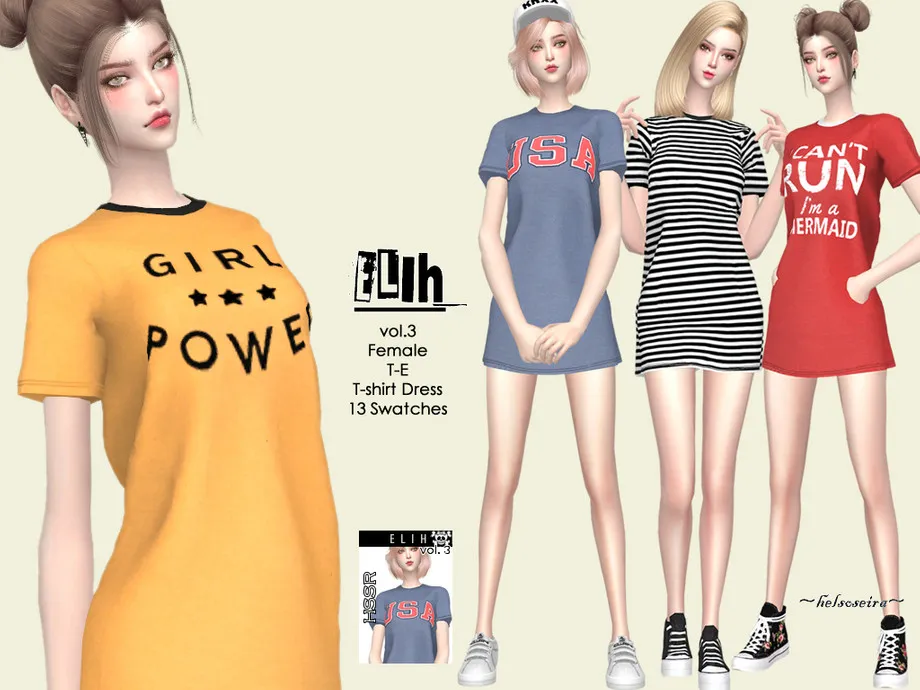 ELIH -V3 -T-shirt Dress