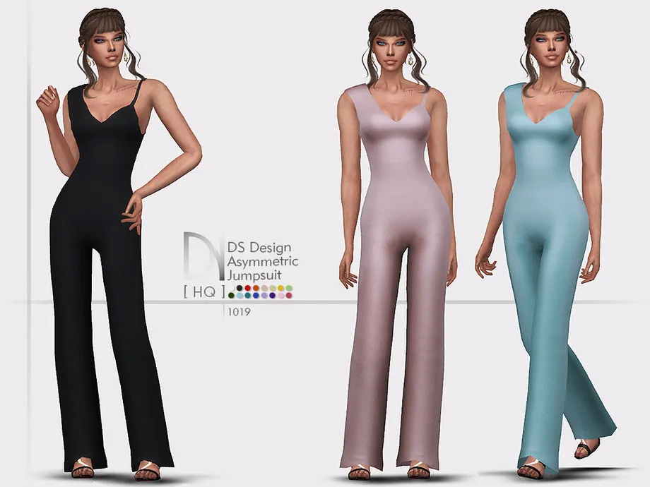 DS Design Asymmetric Jumpsuit