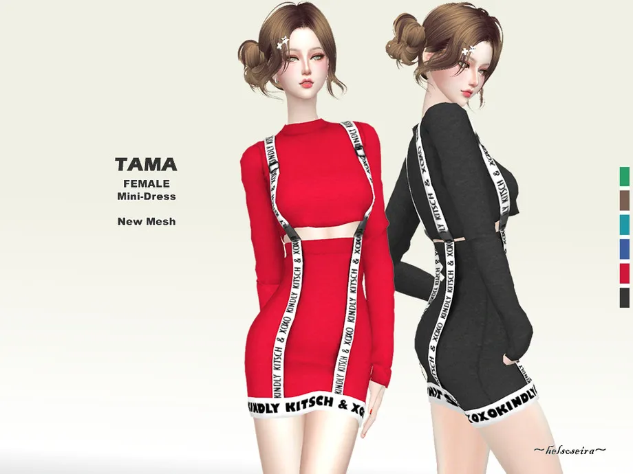 TAMA - One Piece Mini Dress