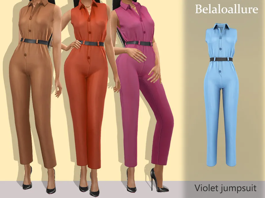 Belaloallure_Violet jumpsuit