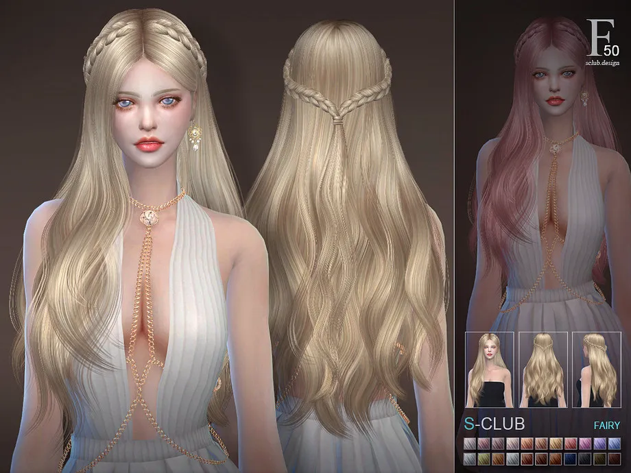 sclub ts4 hair fairy n50