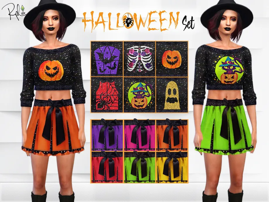 F Halloween Set