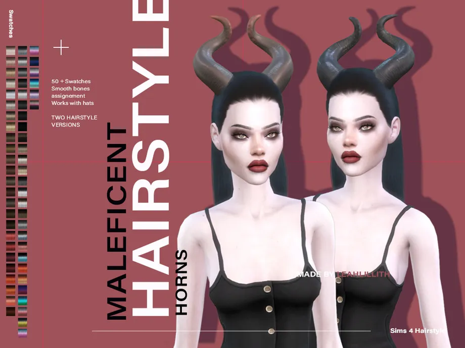 LeahLillith Maleficent Hairstyle