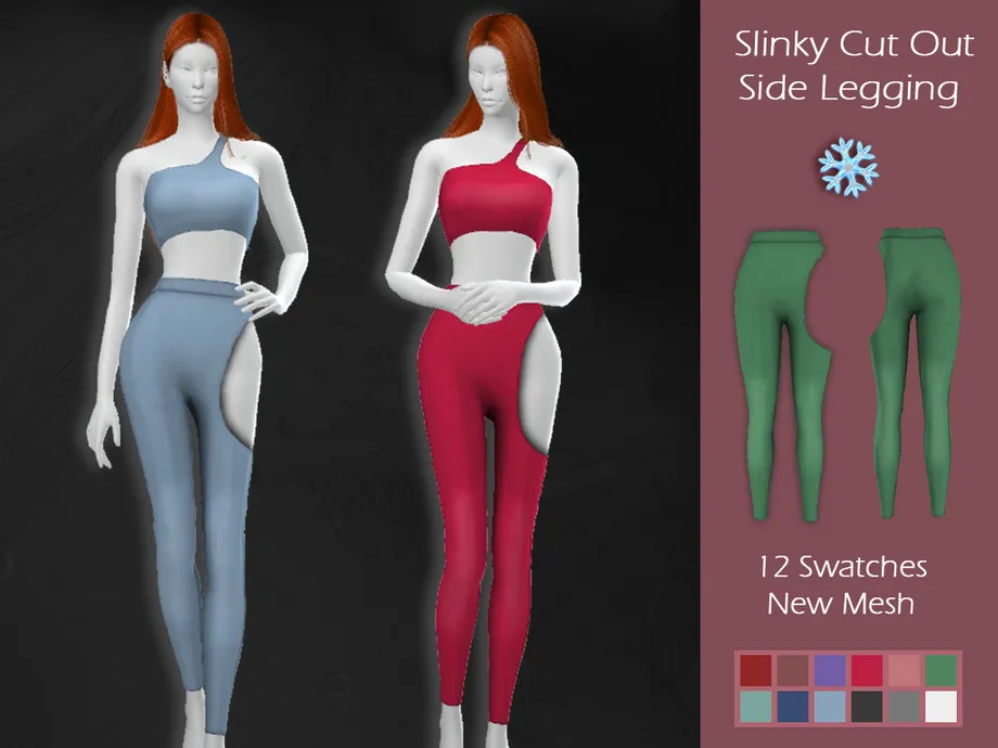 LMCS Slinky Cut Out Side Legging
